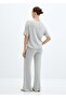 Cotton-Linen Blended Knitwear T-Shirt - 4