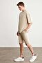 Colombia Men's 2-Piece Set Comfort Fit Comfortable Fit Text Embroidered Non-Rated Beige Tracksuit Set - 5