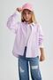 Girls' Poplin Long Sleeve Shirt B1708A823Au