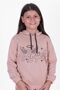 YAKO KIDS GIRL HOODED PRINTED TRACKSUIT - 5