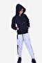 Flat Kangaroo Pocket Hoodie Cargo Pocket Boys Top-Top Set - 5