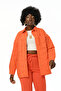 Oversize Orange Quilted Shirt