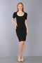 Black U-Neck Camisole Cut Out Dress