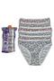 Women's 6-Piece Cotton Lycra Printed Towel Panties Set 2246181 - 4