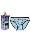 Women's 6-Piece Cotton Lycra Printed Towel Panties Set 2246164 - 3