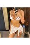 Umber Cherry bikini pareo set - 2