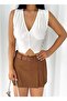 Women's Sandy Front Buttoned V Neck Blouse - 3