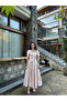 Powder Pink Satin Dream Dress - 5