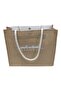 Istanbul Printed Jute Straw Beach Bag Beach And Pool Bag With Inner Pocket Keychain - 2