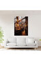 Beer-Inspired Glass Print - Beer, Cozy Atmosphere, People Enjoying Beer, Bar Scene - 2