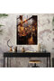Beer-Inspired Glass Print - Beer, Cozy Atmosphere, People Enjoying Beer, Bar Scene - 3