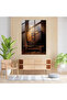 Glass Wall Art Beer Barrel - Beer, Glass Print, Wall Decoration, Beer - 2