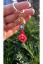 Pomegranate Motif Miyuki Bag - Ornament Keychain and Luck Abundance - 4