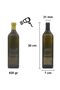 1000 ml Green Maraska Empty Glass Bottle with Locking Cap and Hooded , 1 Piece - 2
