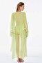 Single Pareo Kaftan over Swimsuit Leysa Nady 6129 Neon Green - 6