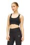 Sports Black Bustier Back Detailed Supported Sports Bra C-22416 - 4