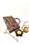 Mix Color Color Patterned Evening Dress Women Bag Handheld and Long Strap Use - 8