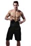 Men's Black Latex Strapless Waist Back Corset - 5