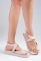 Belita Genuine Leather Powder Flip Flops Women's Sandals - 3