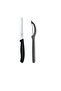 Black Double Set of Tomato Knives and Side Peelers