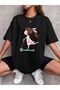 Unisex CUTE GIRL Printed Oversize T-Shirt
