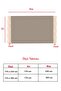 Gray Sofa Cover 170X300 cm - Alinda Tufted Sofa Cover - Stripe Pattern - 6