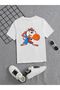Unisex Comfortable Cotton Printed White Children's T-shirt