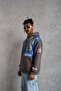 UNISEX OVERSIZE COTTON 'UFO' PRINTED HOODED SWEATSHIRT - 6