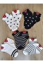 Women's Heart Smiling Face Emoji Short Booties Socks | 5 Pairs - 8