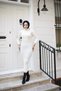 Women's Dress Hijab Clothing Turtleneck and Slim Fit Knitwear Pencil Dress - 9