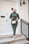 Women's Dress Hijab Clothing Turtleneck and Slim Fit Knitwear Pencil Dress - 7
