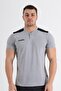 Muline Baby Collar T-Shirt Gray - 2