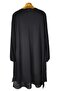 Sandy Combed Cotton Fabric Chiffon Lace Evening Dress Tunic - 3