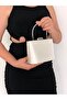 Satin Mother of Pearl Evening Dress Bag with Handle - 2