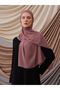 Luxury Chiffon Shawl |   Kendiri Boneli |   Color: Old Rose |   Size: 170X65Cm |   Hijab - 5