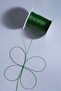 0.6 mm 50 Meters Polyester Rosary Cord Green Color Polyester Cord - 7