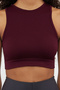 Mürdüm Seamless/Dikişsiz Fitilli ve Hafif Destekli/Şekillendirici Örme Spor Sütyeni TWOSS21SS0024 - 4