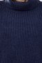 Navy Blue Wide Fit Soft Textured Knitwear Sweater Twoaw23Kz0054 - 4