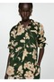 Floral Pattern Cotton Shirt