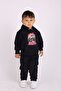 CAR PRINT DETAILED HOODED, KANGAROO POCKET MEN'S Tracksuit