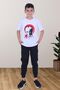 Oversize Ataturk Print Various Boys-Girls Short Sleeve Bottom-Top Set