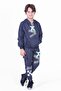 3-Piece 96-x-straight, Kangaroo Pocket Top and Bottom Tracksuit Set for Boys - 2