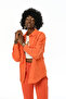 Oversize Orange Quilted Shirt - 3