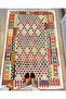 Cotton Series Multy Tones Bordered Antique Patterned Decorative Woven Base Rug - 5