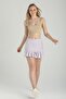 Lilac Pleated Tennis Skirt - 3