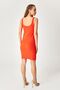 Pomegranate Flower Ottoman Narrow Fit Mini Dress - 5
