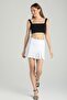 White Pleated Tennis Skirt
