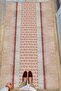 Cotton Series Brown Tones Antique Ethnic Stripe Patterned Decorative Woven Base Rug - 4