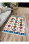Cotton Series Multy Tones Geometric Pattern Decorative Woven Base Rug - 5