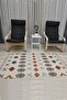 Cotton Series Multy Tones Geometric Antique Patterned Decorative Woven Base Rug - 2